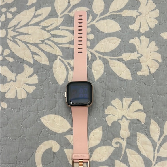 Fitbit Pink Smartwatch Advanced Fitness Tracker - Picture 3 of 4